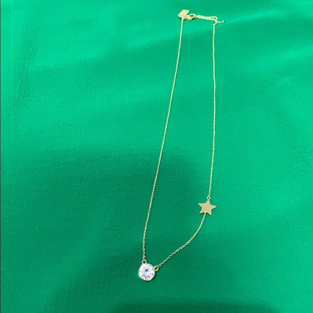 A star and diamond necklace